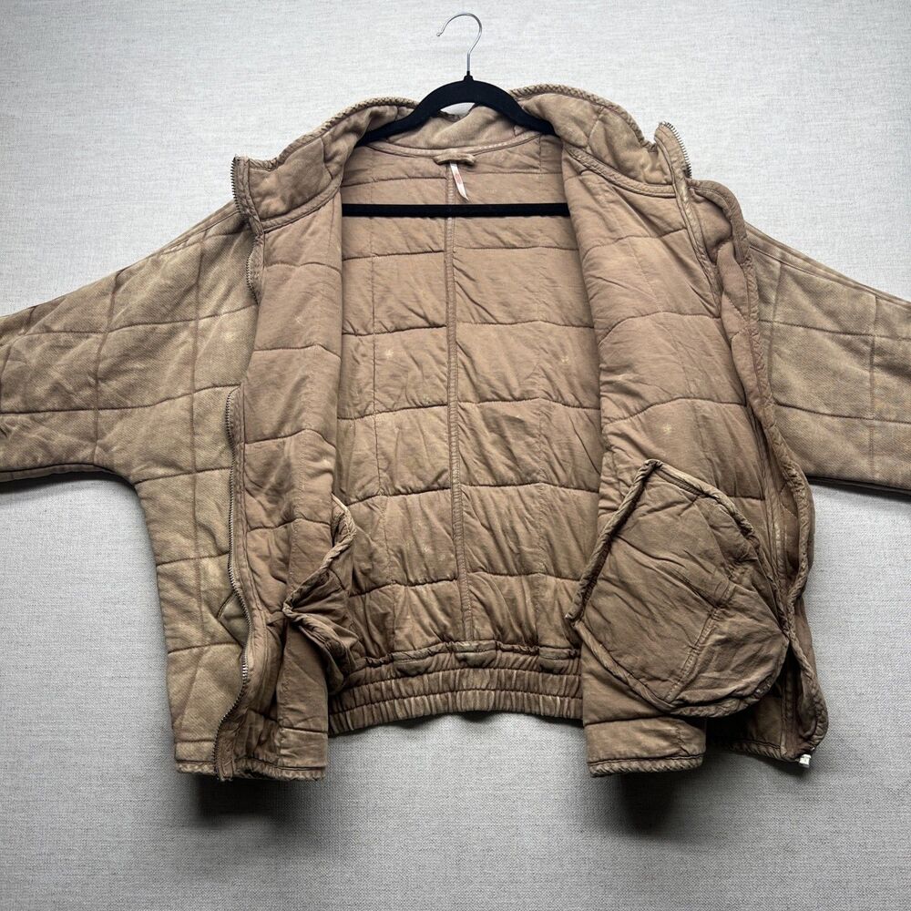 Free People Tan Quilted Jacket - Picture 14 of 16